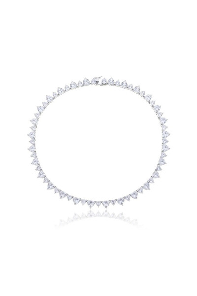 Foto Colar Riviera Glamour Zircônia 8mm Ródio Branco