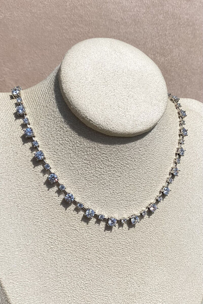 Conjunto Riviera e brincos Earcuff Ponto Faca