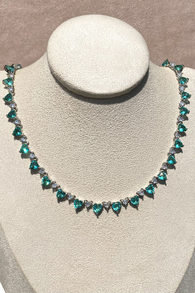 FotoColar Riviera Corações Turmalina Zircônias