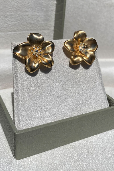 FotoBrinco Flor Fosca M Ouro 18k