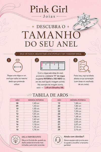Foto Anel Falange Ajustável Vida Ouro 18k