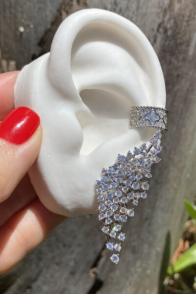 FotoBrinco Asa Zircônias Ródio