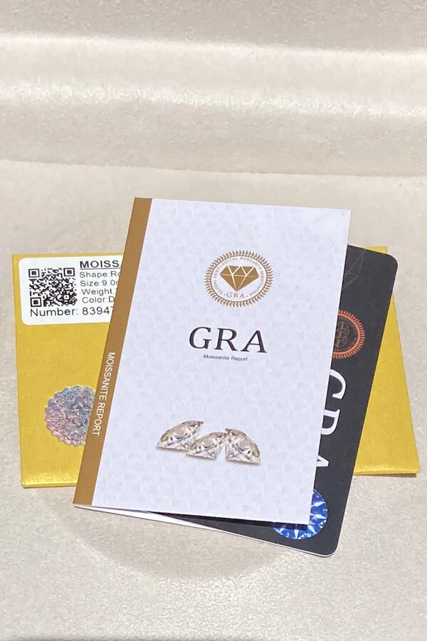 Colar Pontos de Luzes Central 9MM Moissanite Prata 925 Ródio Branco
