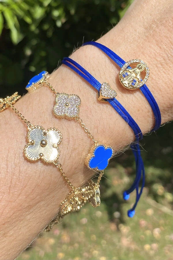 Pulseira Nsra das Graças Azul Royal
