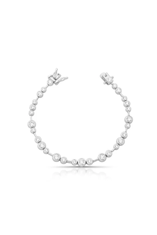 Pulseira Riviera Fio Faca Zircônias Ouro 18k (cópia)