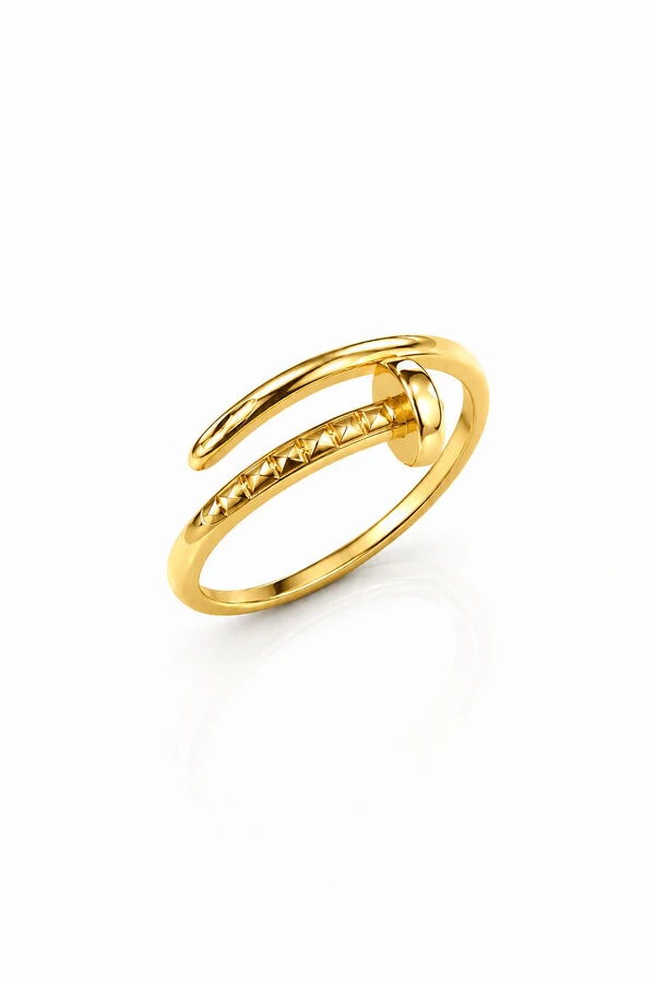 Anel Prego Ouro 18k