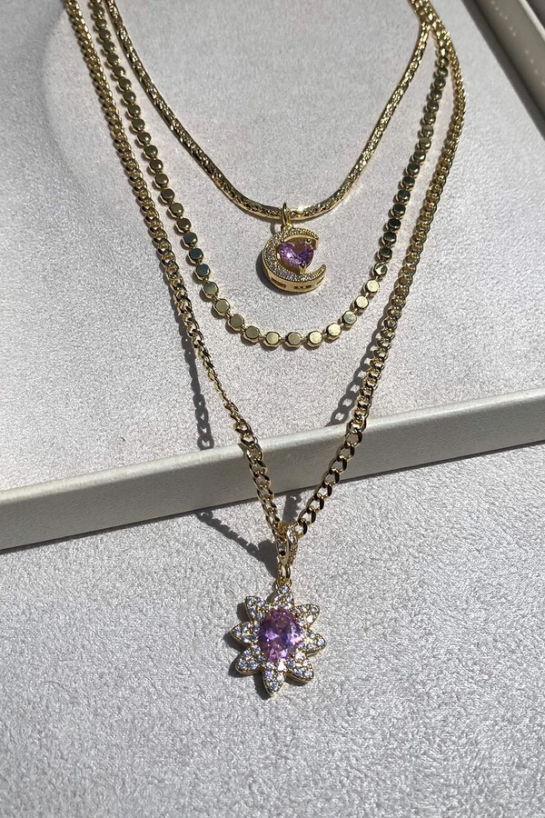 Colar Bolinhas Achatadas Dourado