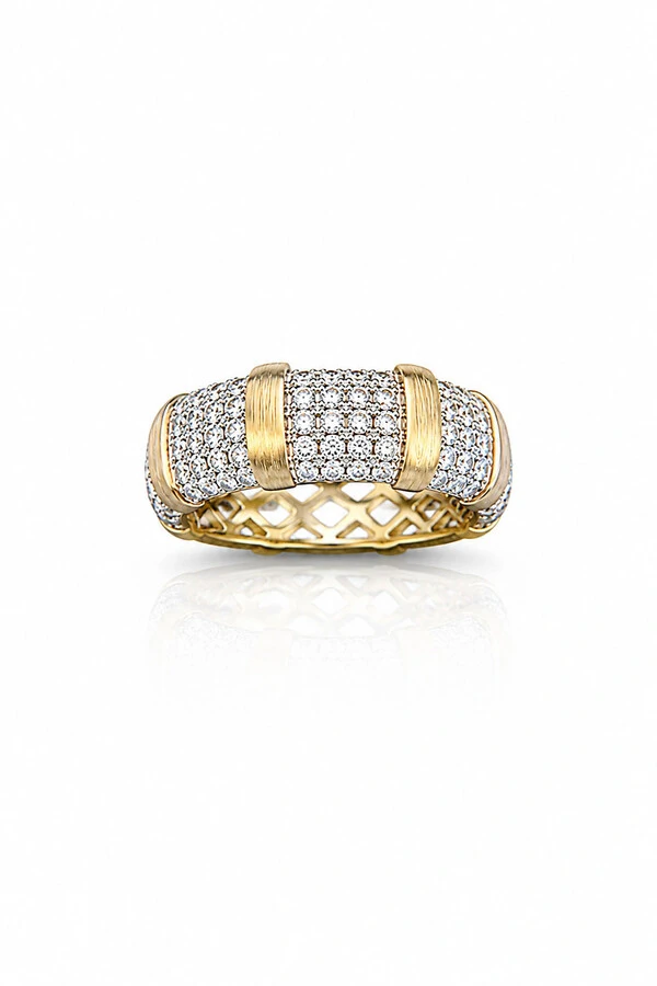 Anel Aliança Lívia Ouro 18k