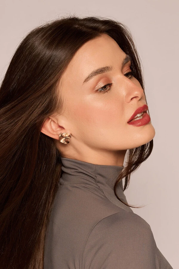 Brinco Esfera Ouro 18k