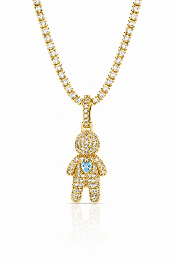 Pingente Menino Ouro 18k
