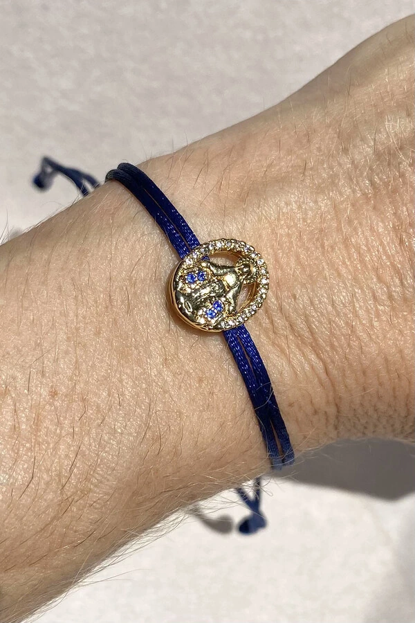 Pulseira Nsra das Graças Azul Marinho