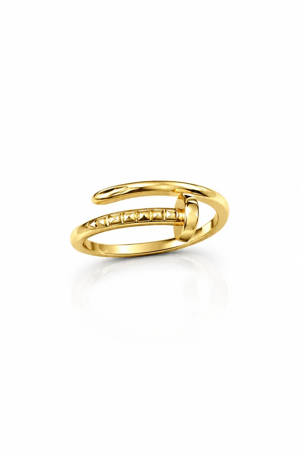 Anel Prego Ouro 18k