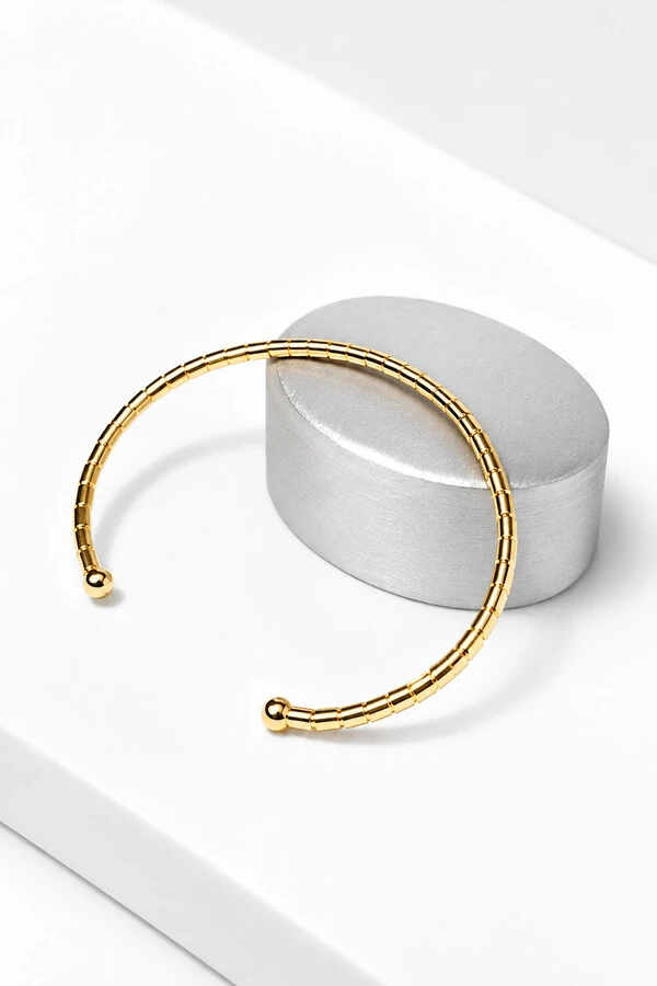 Pulseira Bracelete Canutilho Ouro 18k