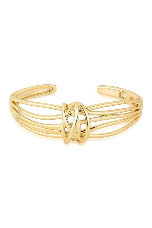 Pulseira Bracelete Entrelaçada