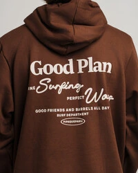 Hoodie Good Plan Marrom