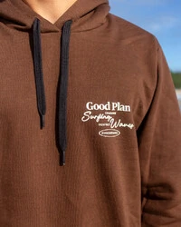 Hoodie Good Plan Marrom