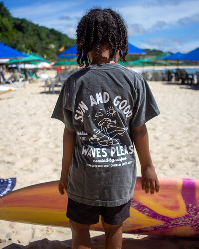 Foto Camiseta Infantil Surf dog