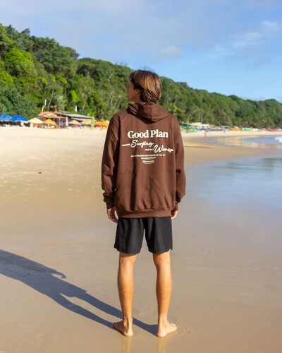 Foto Hoodie Good Plan Marrom