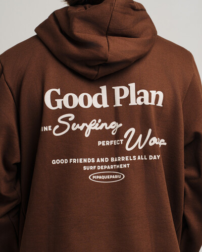FotoHoodie Good Plan Marrom
