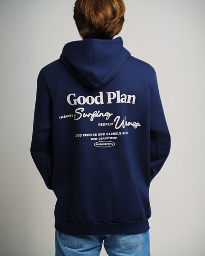FotoHoodie Good Plan Marinho