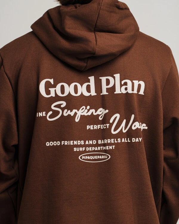 Hoodie Good Plan Marrom
