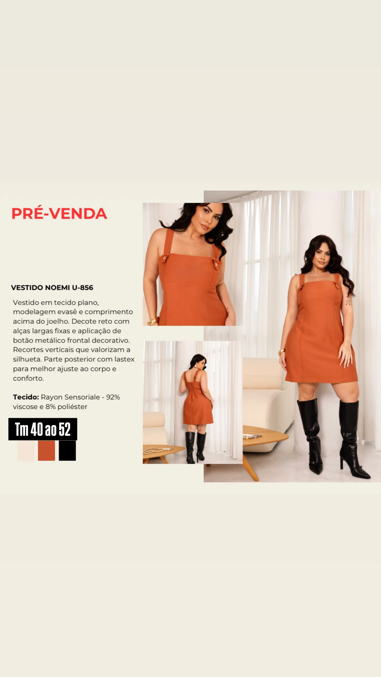 FotoPre venda vestido noemi rayon sensoriale upper