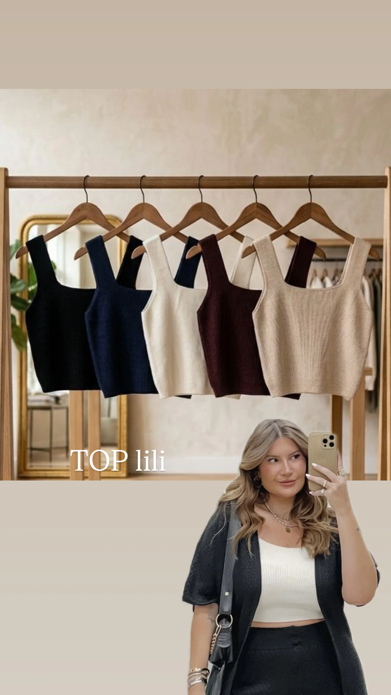 Fototop tricot modal lili planet