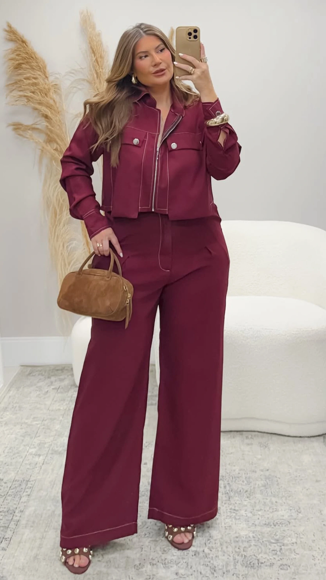 Fotoconjunto prespontado calca marrant eluara