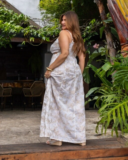 FotoPre venda vestido longo bordado lasie mr fr