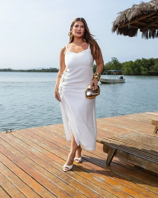 FotoPre venda vestido midi sendoriale fivelas mr fr