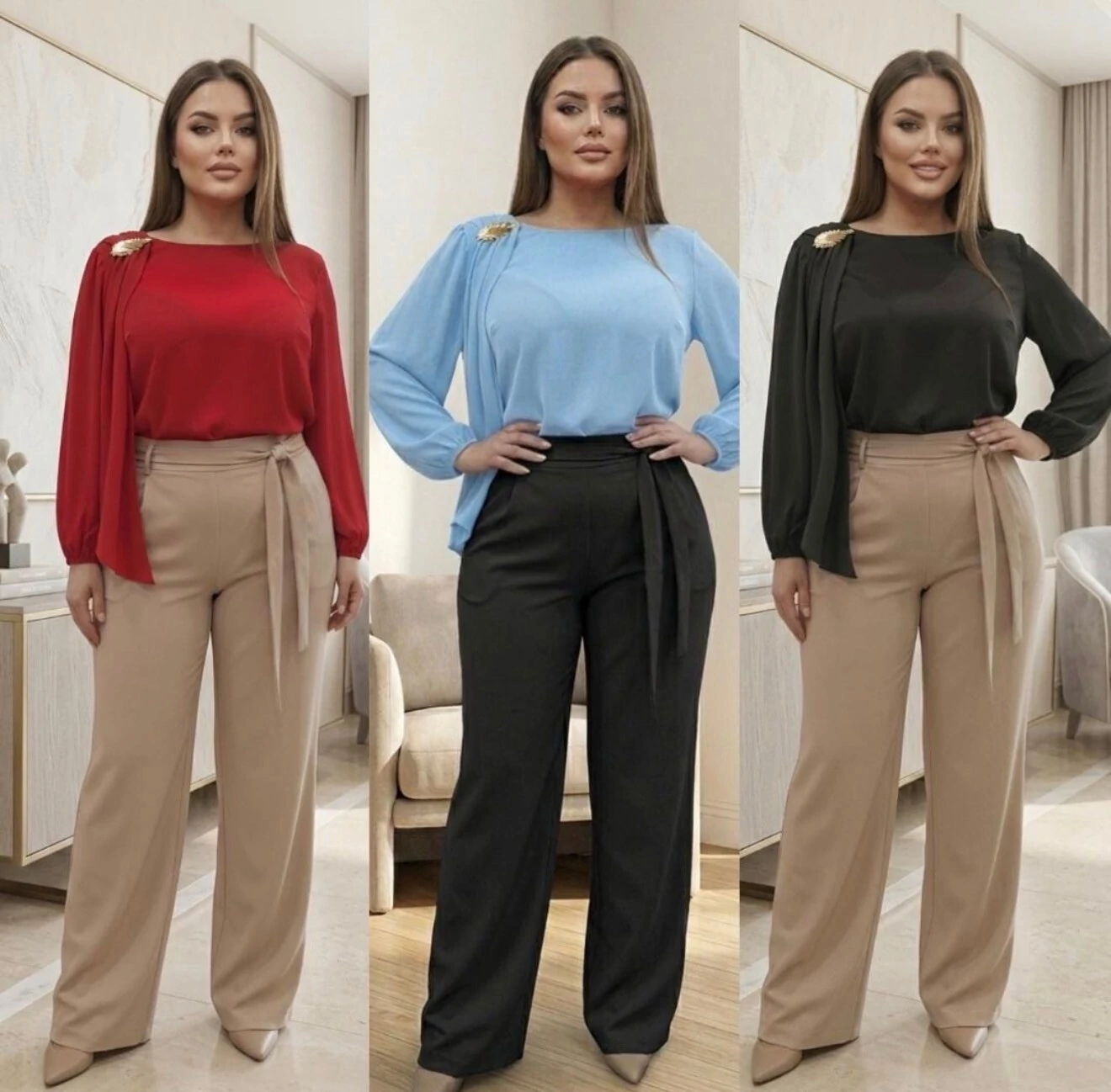 Fotobluse com aviamento no ombro dourado hotpink