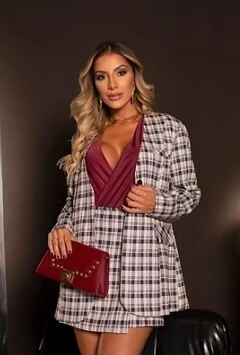 Fotopre venda blazer xadrez divas