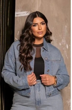 Fotopre venda jaqueta denim divas