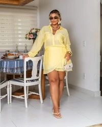 pre venda conjunto viscose poliamida francine mr fr