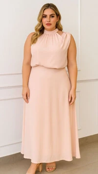 vestido red carpet hotpink