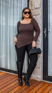 pre venda busa canelada manga longa ponta mr fr