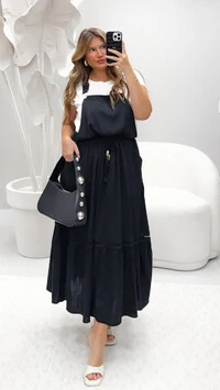 Vestido viscolinho aurea doce
