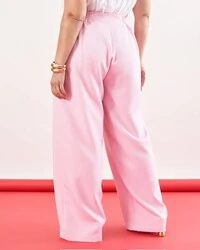 Calca reta alfaiataria botoes Bell kayla