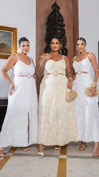 pre venda vestido com argola cintura divas