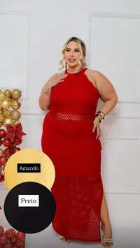 PROMO SEM TROCA Vestido tricot modal Giovana HR