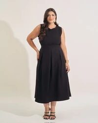 vestido decote quadrado kayla