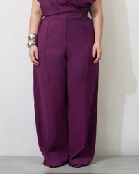 calca cleu alfaiataria viscose kayla