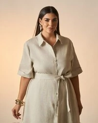 vestido chemise perla kayla