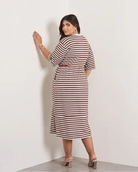 Vestido malha stripes kayla