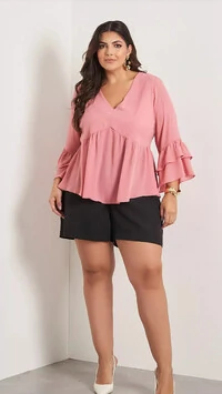 blusa flora crepe ggt kayla