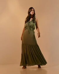 conjunto em crepe ggt com lurex chuvisco quebela