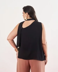 Blusa lace chiffon kayla