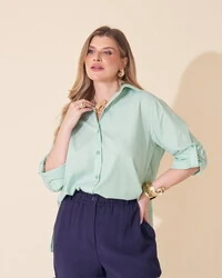 camisa stripes em algodao 100% kayla