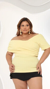 blusa canelada ribana assimetrica nah 9