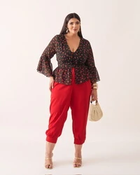 Blusa ysis crepe floral kayla